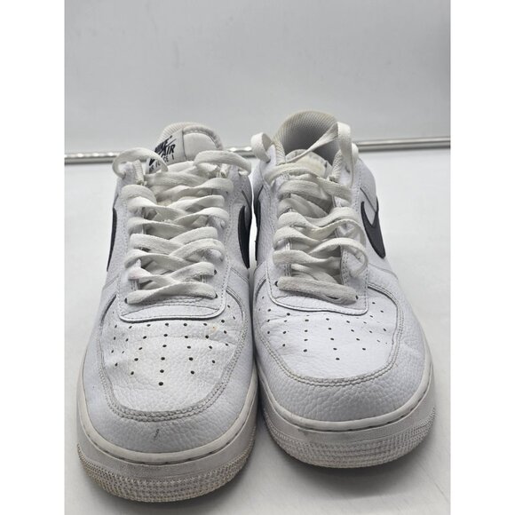 Nike Air Force 1 '07 Shoes Mens Size 12 White Black Low Leather AF1 CT2302-100 - Picture 2 of 14